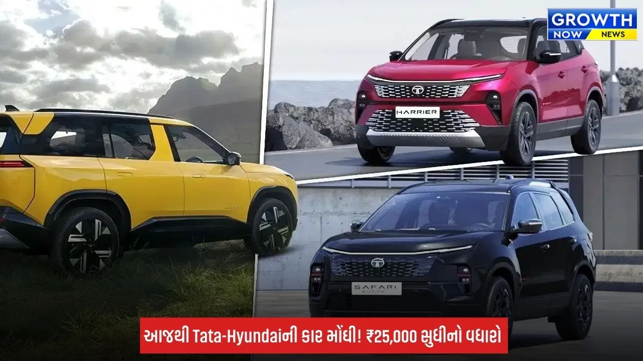 Tata-Hyundai Car Price Hike: આજથી ટાટા અને હ્યુન્ડાઈની કાર થઈ મોંઘી, જાણો કેટલી વધી કિંમત