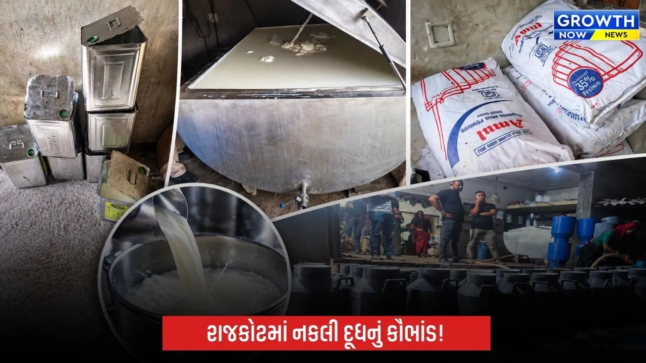 રાજકોટના કાથરોટામાં નકલી દૂધનું કૌભાંડ ઝડપાયું, રૂ.1.02 લાખનો મુદ્દામાલ જપ્ત