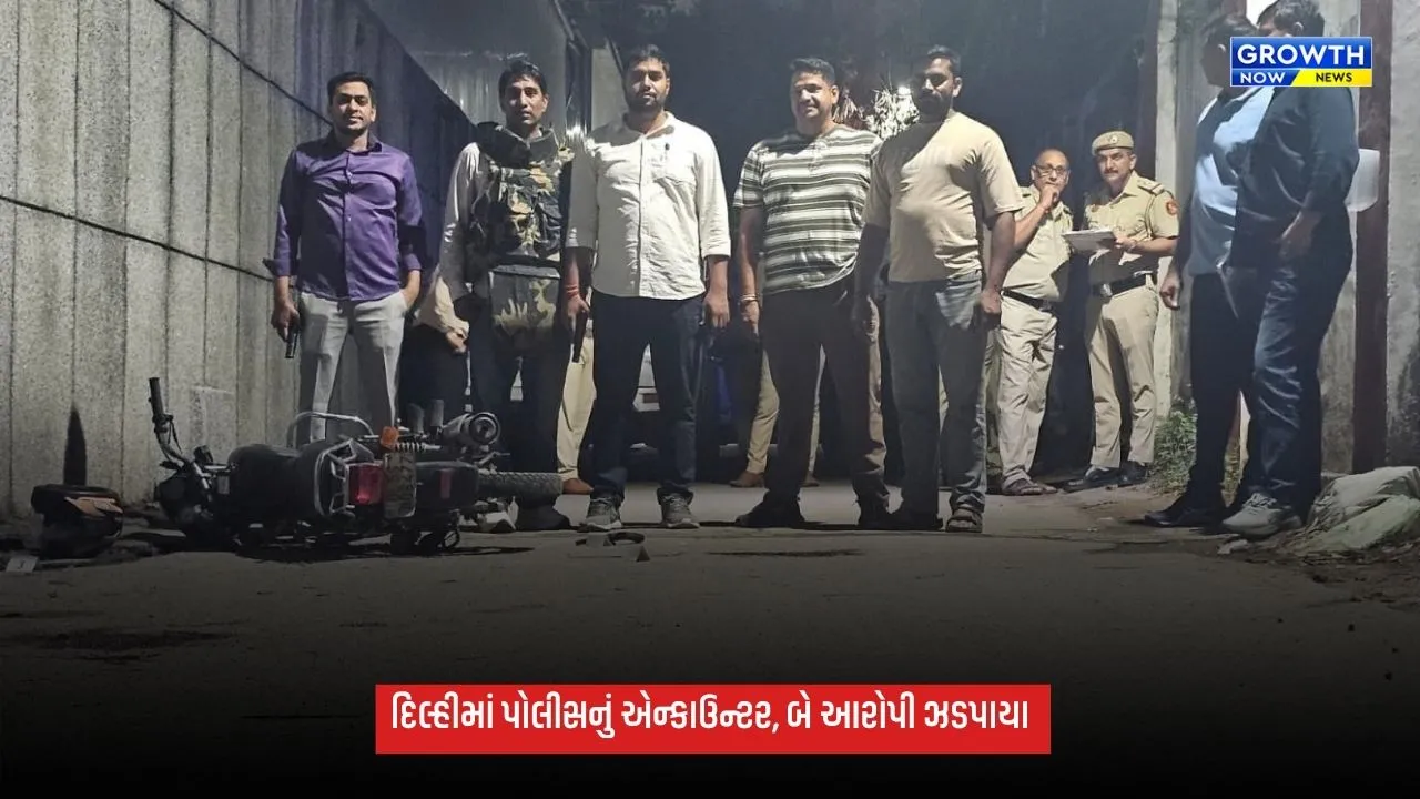 Delhiમાં એન્કાઉન્ટર બાદ બે આરોપી ઝડપાયા, વિકાસ કાલિયા ગેંગ સાથે જોડાણનો પોલીસનો દાવો