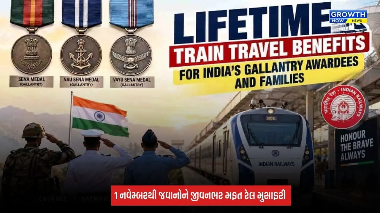 Indian Railways Free Travel: મોદી સરકારનો મોટો નિર્ણય! 1 નવેમ્બરથી જીવનભર મફત રેલ મુસાફરી, પરિવારને પણ મળશે લાભ