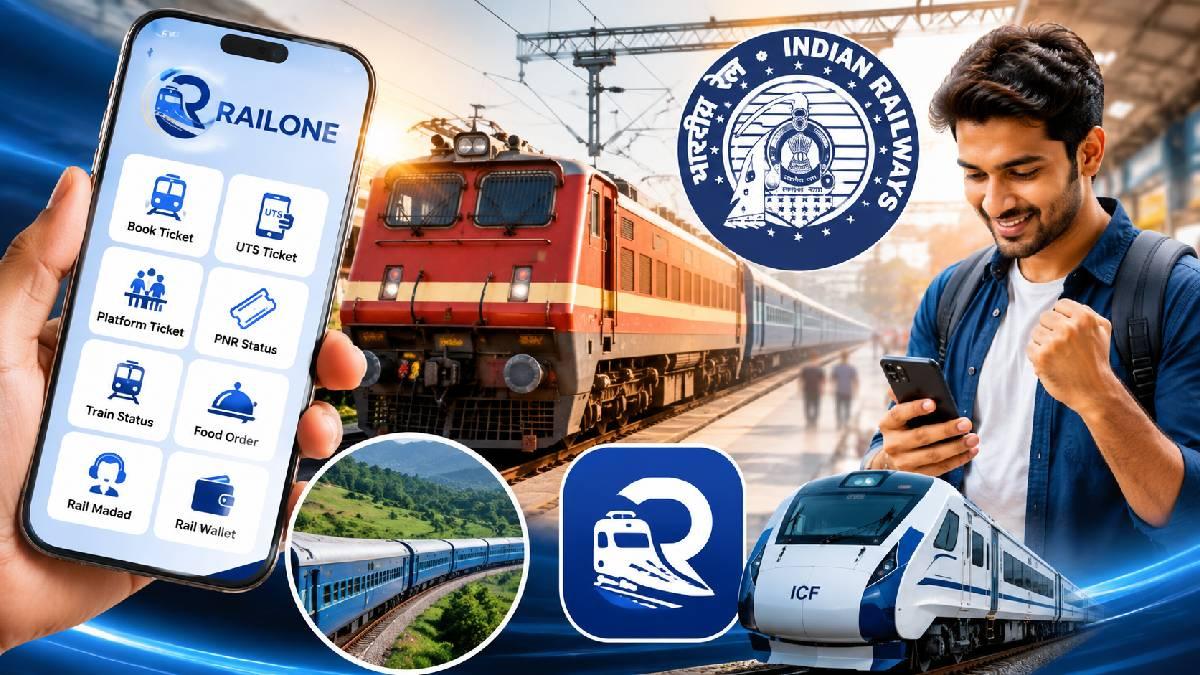 RailOne App: રોજ 10 લાખ રેલવે ટિકિટ બુકિંગ, 4.76 કરોડથી વધુ ડાઉનલોડ થઇ
