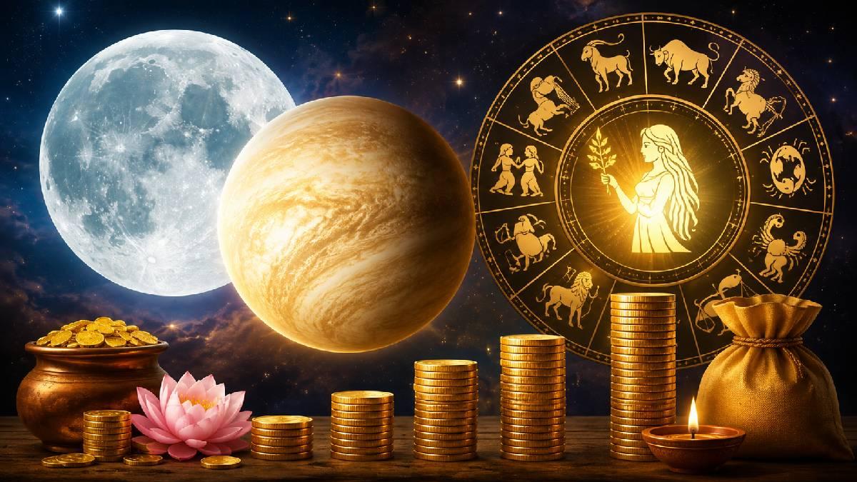Shukra Chandrma Yuti 2026: શુક્ર-ચંદ્રમાની યુતિથી 3 રાશિઓનું ભાગ્ય ચમકશે, ધનલાભ સાથે સફળતાના યોગ!