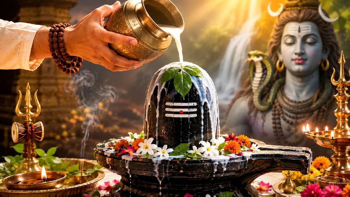 શિવલિંગ પર કયો અભિષેક કરવાથી મનોકામના પૂર્ણ થાય? જાણો કઈ મનોકામના માટે કયો અભિષેક કરવો